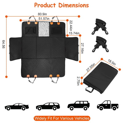Premium Dog Car Back Seat Cover