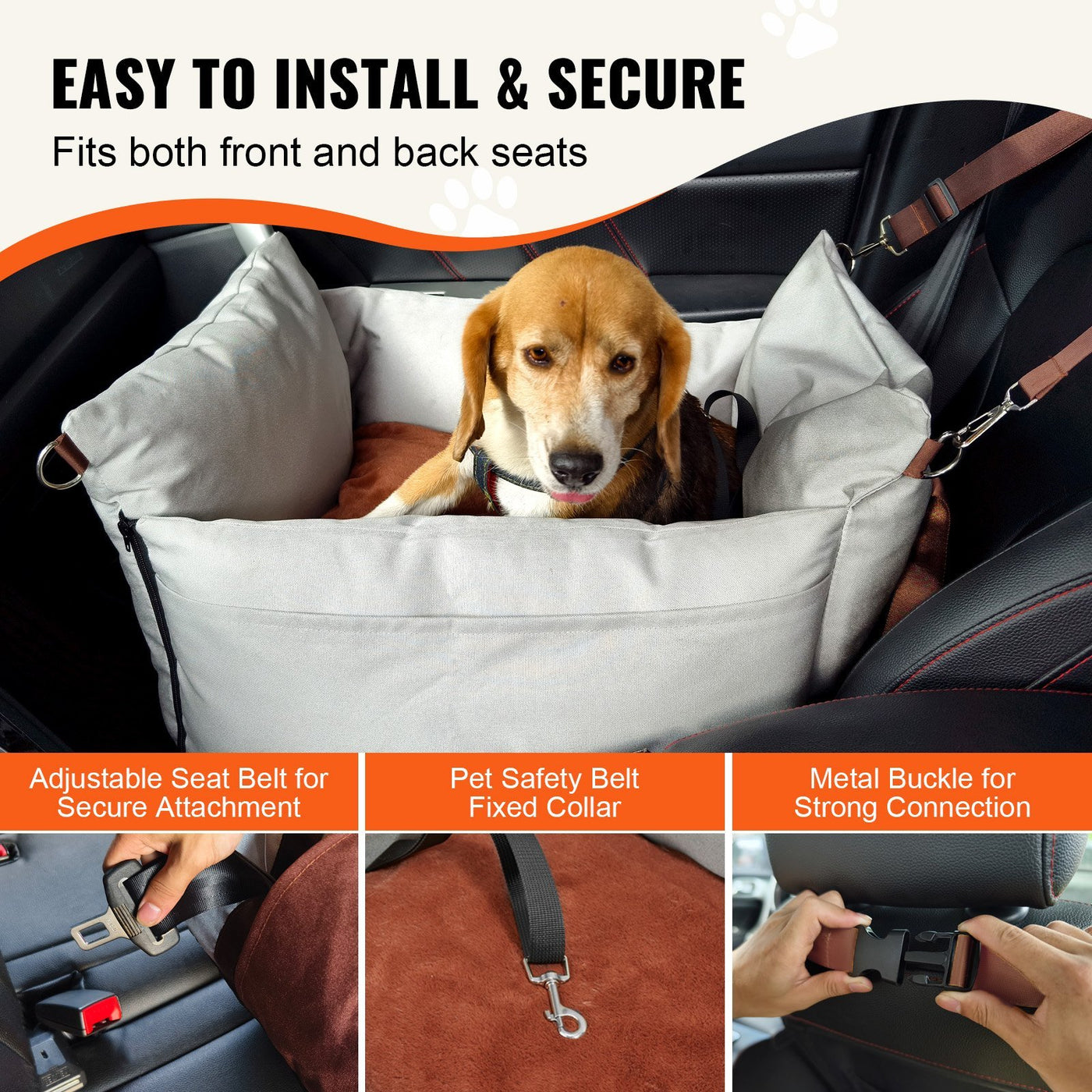 VEVOR - Dog Booster Car Seat