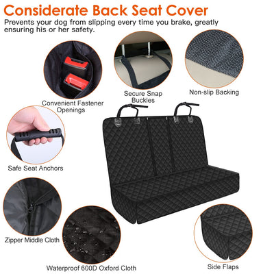 Premium Dog Car Seat Cover Waterproof Scratchproof