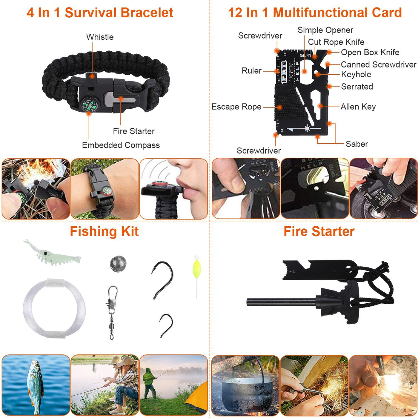 125Pcs Survival Kits - Prestige Kit