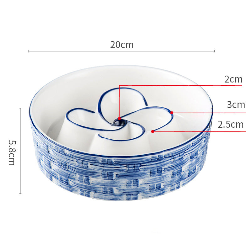 SlowPaw - Ceramic Slow Feeder Dog Bowl