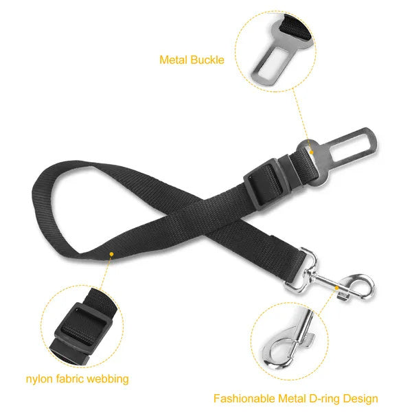 Pet Dog Seat Belt Leash - 2Pcs