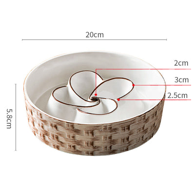 SlowPaw - Ceramic Slow Feeder Dog Bowl
