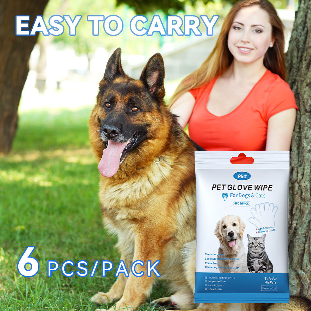 Cleaning Wipes Gloves For Dog And Cat