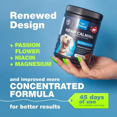 Hemp Calming Chews - For Dogs Dog Calming Treats Anxiety Relief