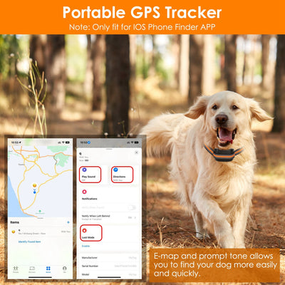 2-In-1 Dog GPS Fence Tracker Wireless