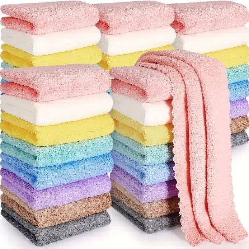 20 serviettes de couleur unie