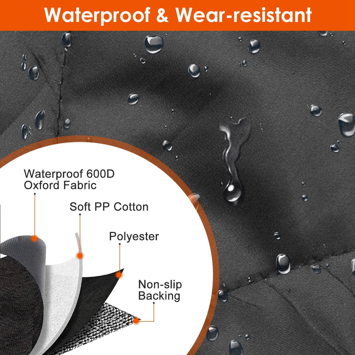 Premium Dog Car Seat Cover Waterproof Scratchproof